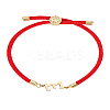 1Pc Adjustable Nylon Cord Slider Bracelets for Women BJEW-LP0001-32E-02-1