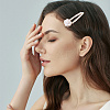 5 Bags 4 Styles Zinc Alloy Hair Bobby Clips PHAR-SP0001-08-5