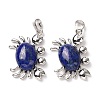 Natural Lapis Lazuli Pendants X-G-D469-01P-15-2