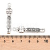 Tibetan Style Alloy Connector Charms PALLOY-A024-16AS-1-3