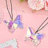 Butterfly Glass Hanging Suncatchers HJEW-WH20019-10A-3