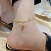 Stainless Steel Charm Anklets for Women WG18C2B-25-1