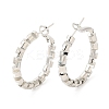 Punk Style Brass Hoop Earrings EJEW-A102-04P-1