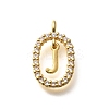 Brass Micro Pave Cubic Zirconia Pendants ZIRC-P123-01G-J01-1