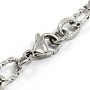 Tarnish Resistant Fashionable 304 Stainless Steel Composite Figaro Cable Chains Bracelets LS-STAS-A028-B095P-2