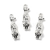 Tibetan Style Alloy Animals Pendants PALLOY-V007-01AS-02-1