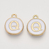 Golden Plated Alloy Charms X-ENAM-S118-01Q-1