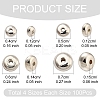 400Pcs 4 Styles CCB Plastic Spacer Beads CCB-YW0001-43G-3