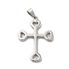 Non-Tarnish 304 Stainless Steel Pendants STAS-M311-04P-2