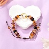 Glass Brainded Bead Bracelets LS-BJEW-L701-01-2