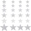 24Pcs 6 Style Star Glitter Hotfix Rhinestone DIY-FG0002-76-1