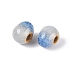 Handmade Crackle Porcelain Beads PORC-Q008-06B-09-2