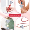 8Pcs Food Grade Eco-Friendly Silicone Focal Beads SIL-YW0001-82-6
