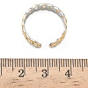 304 Stainless Steel Cuff Open Rings RJEW-Z121-02GP-07-5