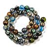 Handmade Dichroic Foil Glass Beads Strands DICH-U001-05J-2