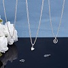 304 Stainless Steel Pendants STAS-UN0012-48-5
