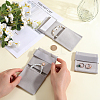 3Pcs Rectangle Velvet Envelope Packing Pouches TP-BBC0001-10C-3
