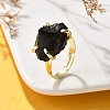 Natural Obsidian Finger Rings RJEW-B122-01G-03-2