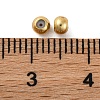 Rack Plating Round Brass Beads KK-Z070-25G-3