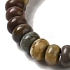 Natural Picasso Jasper Beads Strands G-Q161-B01-03-4