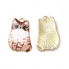 Alloy Enamel Pendants ENAM-M046-12G-C-1