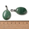 Natural Green Aventurine Pendants G-Z055-03P-02-3