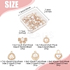 25Pcs 5 Styles Alloy Rhinestone Charms FIND-FS0003-53-4