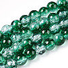 Baking Paint Crackle Glass Bead Strands CCG-S001-6mm-19-1