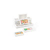 Foldable Paper Drawer Boxes with Clear Plastic Cover CON-WH0095-68A-03-8