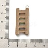 Opaque Resin Pendants LS-RESI-M036-03-3