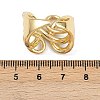 Brass Micro Pave Cubic Zirconia Adjustable Open Cuff Rings RJEW-C140-17G-5