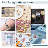 100Pcs 5 Style Transparent Glass Cabochons GGLA-PH0001-30-3
