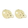 Brass Studs Earring Findings KK-K371-09G-2