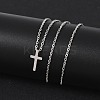 Non-Tarnish 304 Stainless Steel Pendant Necklaces X-NJEW-E141-42P-2