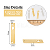20Pcs 2 Colors 201 Stainless Steel Pendants STAS-DC0014-09-2