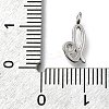 Brass Micro Pave Cubic Zirconia Pendants KK-B132-12P-L-3