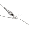 Non-Tarnish 304 Stainless Steel Cable Chain Necklace for Men Women NJEW-M200-14P-3