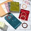 6Pcs 6 Colors Velvet Jewelry Pouches ABAG-CJ0001-04-6