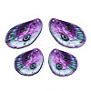Epoxy Resin Pendants RESI-N045-04B-2