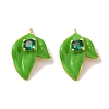 Brass Enamel Pendants KK-S368-06G-1