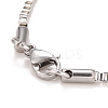 Tarnish Resistant Men's Box Chain Necklaces 304 Stainless Steel Necklaces LS-NJEW-507L-4-3