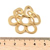 304 Stainless Steel Open Cuff Rings for Women RJEW-U060-04B-G-3