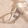304 Stainless Steel Open Cuff Rings for Women RJEW-K303-07P-1