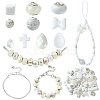 DIY Brass European Style Bracelets Making Kits DIY-YW0012-54-1