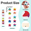 2Rolls Star Laser Adhesive Stickers DIY-TA0012-98-4