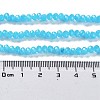Baking Paint Imitation Jade Glass Bead Strands X-DGLA-A034-J4MM-A13-5
