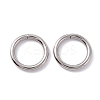 Non-Tarnish 304 Stainless Steel Open Jump Rings X-STAS-C040-01F-P-3