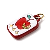 Printing 304 Stainless Steel Pendants STAS-K304-12D-G-2