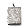 316 Stainless Steel Locket Pendants LS-STAS-C123-03B-P-1