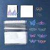 DIY Butterfly 201 Stainless Steel Etched Metal Embellishments Dangle Earring Jewelry Making Kits DIY-FS0007-47-10